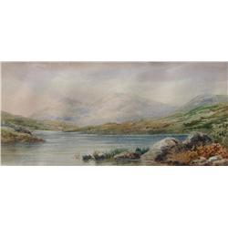 Walter James Baber (Canadian, 1856-1924) Capel Curig, North Wales, Carnarvonshire