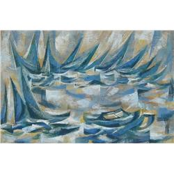 Engstrom (Swedish, 20th Century) Boats
