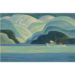 Ronald Threlkeld Jackson BCSA, CSMA (Canadian, 1902-1992) From Tanker Point North of Wrangell