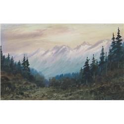 James Stuart Pearce (Canadian, active 1930s) Mountain Landscape