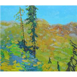John Austin Richards (Canadian, 1945- ) Above Lois Lake, Powell River, B.C.