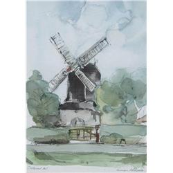 Vernon Wildgoose (British, 20th Century) Outwood Mill