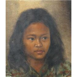 Asian School Oil,  Portraits