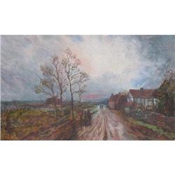 British Oil English Country Road