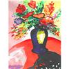 Image 1 : Chaki Canadian Serigraph Floral Bouquet