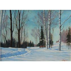 Ferguson Canadian Oil Snow Forest Path