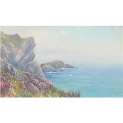 Hicks British Gouache landscape sheep