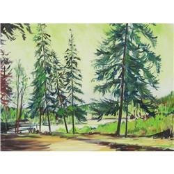 Reid Canadian Acrylic landscape summer
