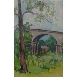 Thornton Canadian Watercolour Viaduct