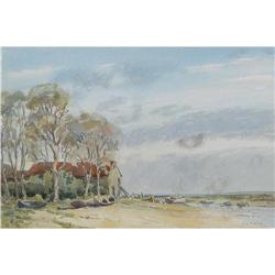 Willis British Watercolour beach boat
