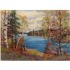 Image 1 : Wagner Canadian oil Fall River Landscape