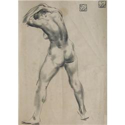 W. W Seaton American, Standing Female Nude