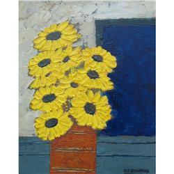 Edwards Canadian, acrylic Floral Blue Door