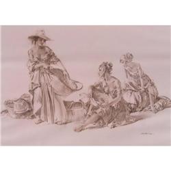 Russell Flint British Semi Nude Women