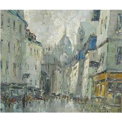 Prof. van Ed German oil Paris, Montmartre