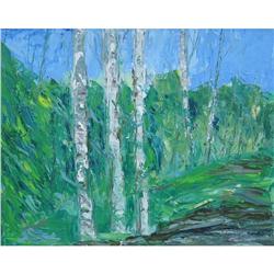 Letovsky Canadian, oil Birch Forest