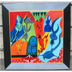 Mazal Canadian oil Abstract Surrealism