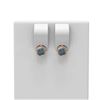 Image 1 : 1 ctw Intense Blue Diamond Earrings 18K Rose Gold - REF-132G8W