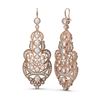 Image 2 : 3.9 ctw Diamond Earrings 18K Rose Gold - REF-367M3G