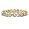 Image 2 : 15.36 ctw Diamond Micro Pave Bracelet 18K Yellow Gold - REF-1799X5A