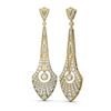 Image 2 : 4.45 ctw Diamond Earrings 18K Yellow Gold - REF-367K6Y