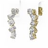 Image 3 : 2.7 ctw Mix Cut Diamonds Designer Earrings 18K Yellow Gold - REF-345H2R