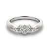 Image 1 : 1.1 ctw VS/SI Diamond 2 Stone 2 Stone Ring 18k White Gold - REF-140N6F