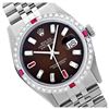 Image 1 : Rolex Men's Stainless Steel, QuickSet, Diam/Ruby Dial & Diam/Ruby Bezel - REF-527W3H