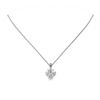 Image 2 : 1.5 ctw Cushion Cut Diamond Designer Necklace 18K White Gold - REF-320G3W