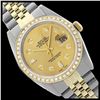 Image 1 : Rolex Men's Two Tone 14K Gold/SS , QuickSet, Diamond Dial & Diamond Bezel