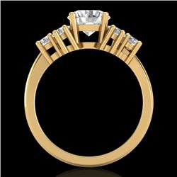 2.1 ctw VS/SI Diamond Solitaire Ring 18k Yellow Gold - REF-465X2A