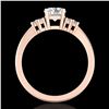 Image 2 : 1 ctw VS/SI Diamond Ring 18k Rose Gold - REF-227W3H