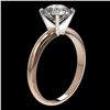 Image 3 : 2 ctw Certified Quality Diamond Engagment Ring 10k Rose Gold - REF-407G8W