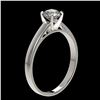 Image 3 : 0.73 ctw Certified Quality Diamond Engagment Ring 10k White Gold - REF-68A2N