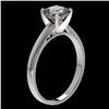 Image 3 : 1 ctw Certified VS/SI Quality Cushion Cut Diamond Ring 10k White Gold - REF-243K2Y