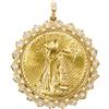 Image 1 : Diamond, Gold Coin, Gold Pendant