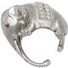 Image 1 : Diamond, Ruby, Gold Elephant Ring