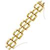 Image 1 : Retro Gold Tank Tread Bracelet