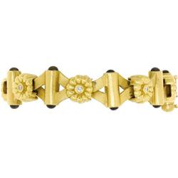 Diamond, Sapphire, 22k Gold Bracelet, Rizzo