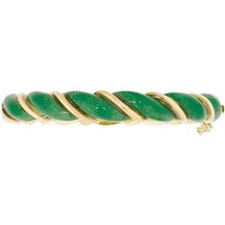 Green Enamel, Gold Bracelet, Tiffany & Co.
