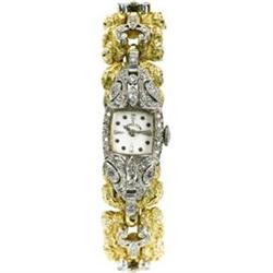 Hamilton Lady's, Diamond, Platinum Watch