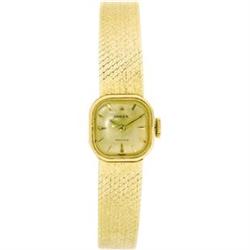 Rolex Lady's Gold Integral Bracelet Wristwatch