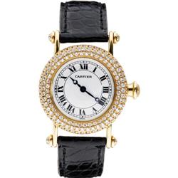 Cartier Lady's Diamond, Gold "Diablo" Watch