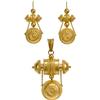 Image 1 : Victorian Etruscan Revival Gold Jewelry Suite