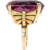 Image 2 : Retro Amethyst, Gold Ring