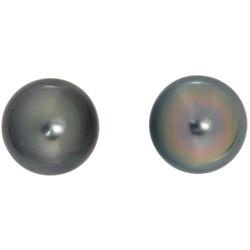 South Sea Cultured Pearl, White Gold Earrings