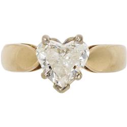 Diamond, Gold Solitaire Ring