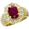 Image 1 : Ruby, Diamond, Gold Ring
