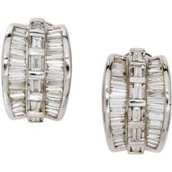 Diamond, Gold Earrings