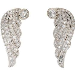 Diamond, White Gold, Gold Earrings